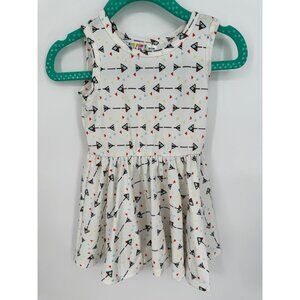 Dotdotsmile Girl Dress Size 6/12 Months Tank Multi Color Arrows New With Tags